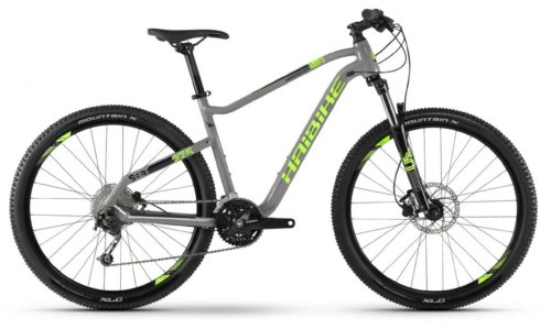 Велосипед Haibike SEET HardSeven 4.0 Deore19 HB 27.5" 2019 / рама M серый/зеленый/черный (4100078945)