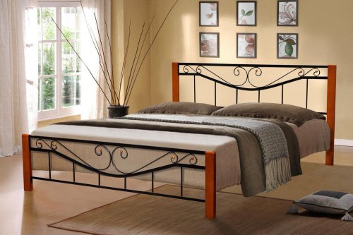 Ліжко односпальне МІКС-меблі Міленіум Вуд 900x2000 чорний