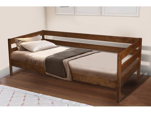 Кровать односпальная МИКС-мебель SKY-3 800x1900 коньяк