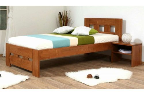 Кровать односпальная МИКС-мебель SPACE 900x2000 орех