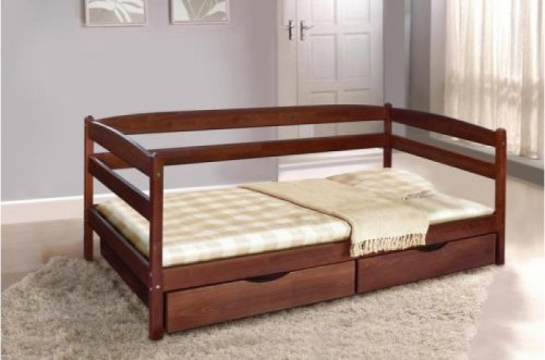 Кровать односпальная МИКС-мебель Ева с ящиками 800x1900 белый