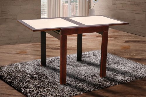 Стіл обідній МІКС-меблі Онікс горіх темний