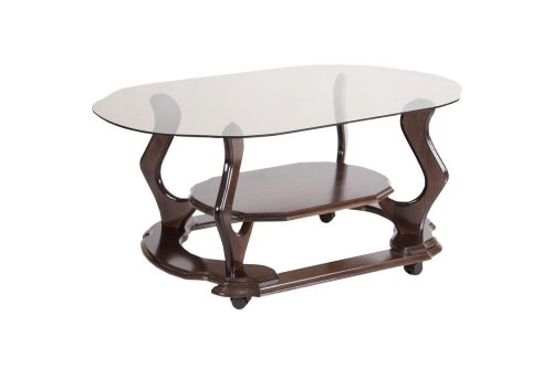 Стіл журнальний МІКС-меблі Уно темний горіх