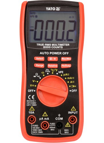 Мультиметр цифровой YATO YT-73085