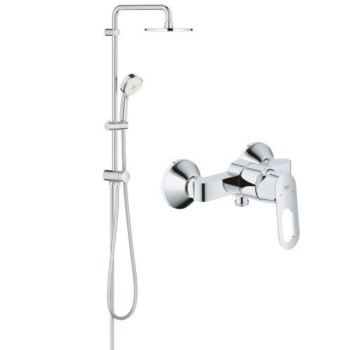 Душевая система Grohe New Tempesta Cosmopolitan 27394002 + Смеситель для душа Grohe BauLoop