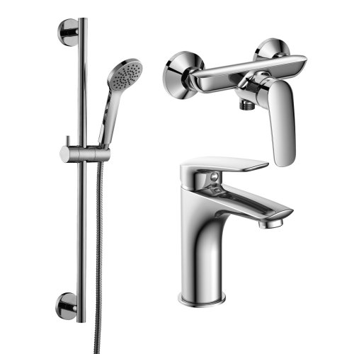 Набір змішувачів IMPRESE PRAHA new 3 в 1 15030 new + 05030 (M) new + 6008501