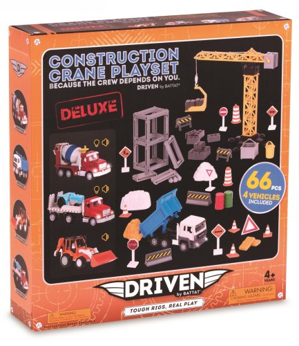 Игровой набор Driven Строительный кран WH1105Z (66 элементов)