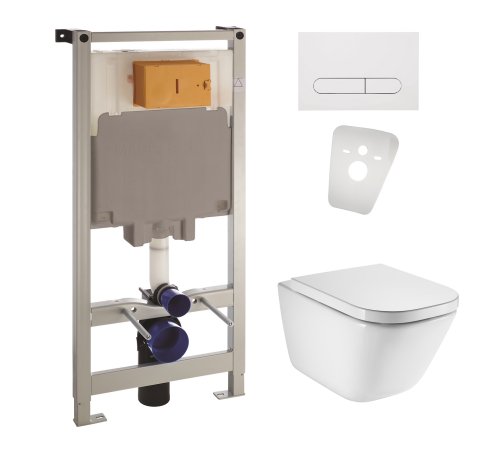 Набір інсталяція VOLLE Master з підвісним унітазом ROCA GAP Rimless A34H47C000 + 141919