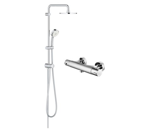 Душова система GROHE New Tempesta Cosmopolitan зі змішувачем термостат Imprese Centrum