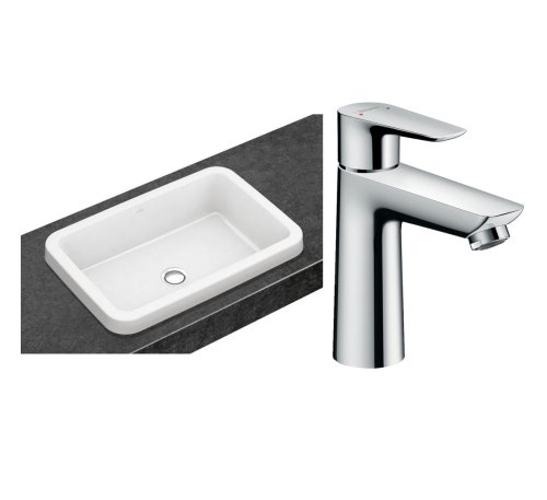 Умывальник Villeroy & Boch ARCHITECTURA со смесителем Hansgrohe Talis 100