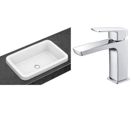 Умывальник Villeroy & Boch ARCHITECTURA со смесителем Impresse GRAFIKY