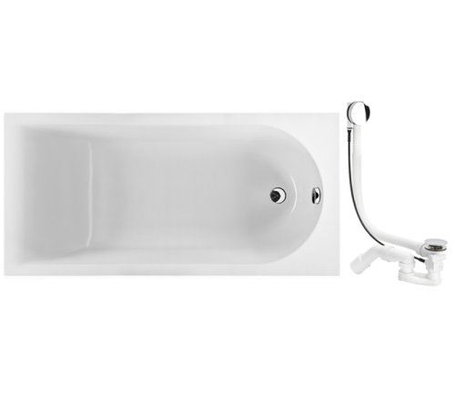 Ванна KOLO MIRRA 150*75 см, с ножками и сифоном автомат