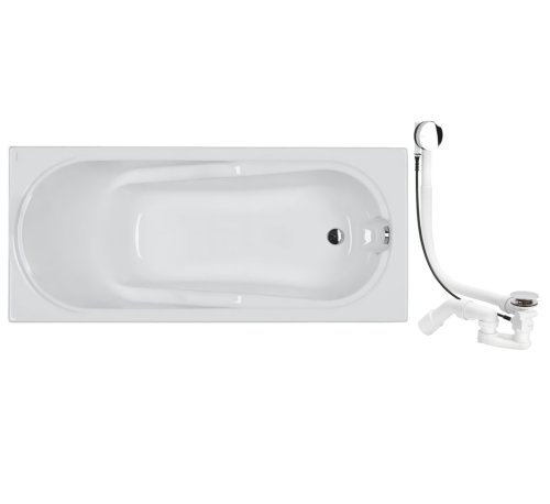Ванна KOLO COMFORT 150*75 см, с ножками и сифоном автомат