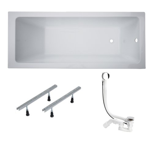 Ванна акриловая Volle LIBRA 1700*700*458мм с ножками и сифоном автомат