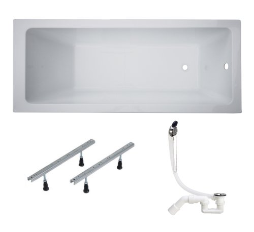 Ванна акриловая Volle LIBRA 1700*700*458мм с ножками и сифоном