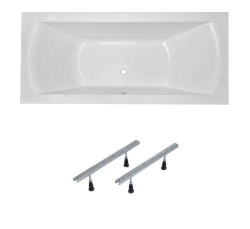 Ванна акрилова Volle TEO 1700 * 800 * 500 мм з ніжками