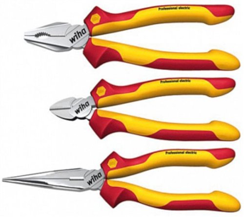 Набор шарнирно-губцевого инструмента Wiha W26852 (3 предмета)