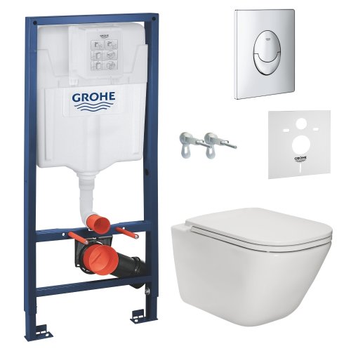 Набор инсталляция Grohe Rapid SL с унитазом Roca Gap Rimless A34H470000+38721001+37131000