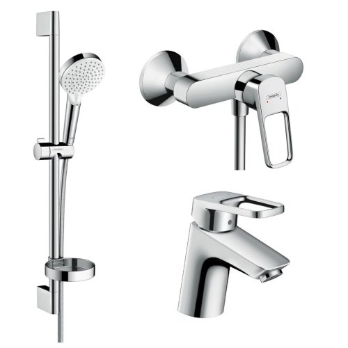 Набор смесителей для душа Hansgrohe Logis Loop 71150000+71247000+26553400
