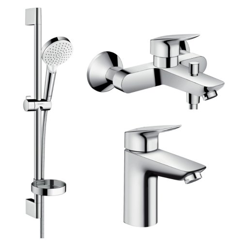 Набор смесителей для ванны Hansgrohe Logis 71100000+71400000+26553400