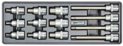 Набір головок зі вставками Whirlpower AN-SK51 (13 предметів)