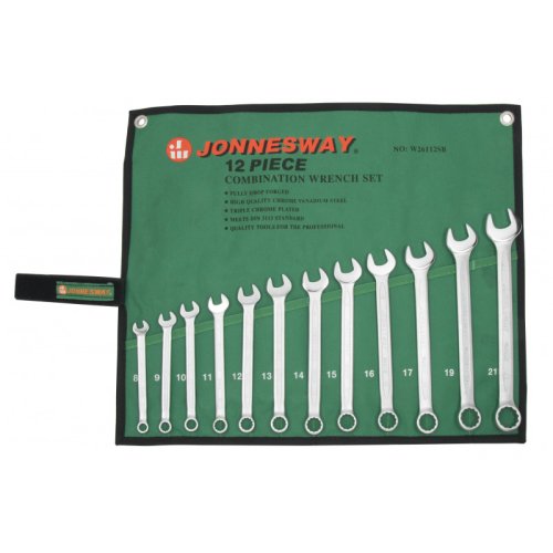 Набор комбинированных ключей Jonnesway W26112SB (12 предметов)
