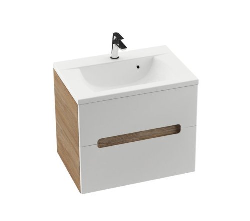 Тумба под умывальник Ravak SD-600 Classic II Капучино/Белый (X000000905)