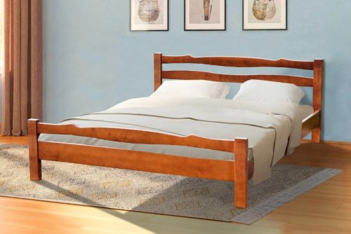 Кровать двуспальная МИКС-мебель Венера 160x200 орех