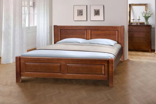 Ліжко двоспальне МІКС-меблі Ланіта 160x200 горіх