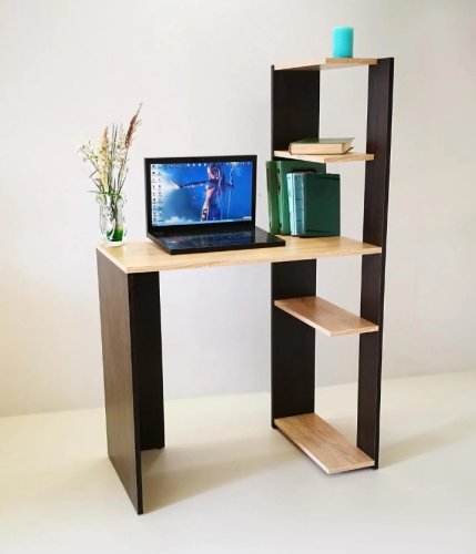 Стол компьютерный МИКС-мебель СК-6 Сонома+Венге