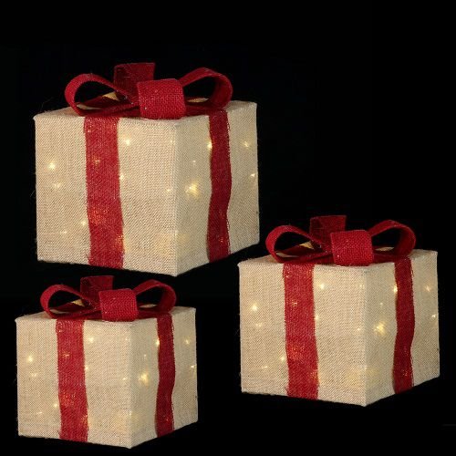 Гирлянда Luca Lighting Три цветных подарка 25*25*28см