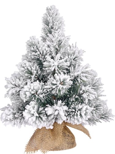 Искусственная сосна Black Box Trees Dinsmore Frosted зеленая со снегом 60см