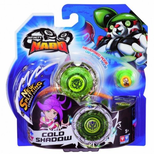 Волчок Auldey Infinity Nado Серия Стандарт Cold Shadow Быстрая Панда (YW624307)