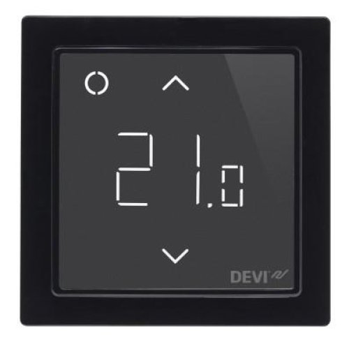 Терморегулятор DEVI DEVIreg Smart, (+5+45С), Wi-Fi, 85х85мм, макс.15A Black (140F1143)