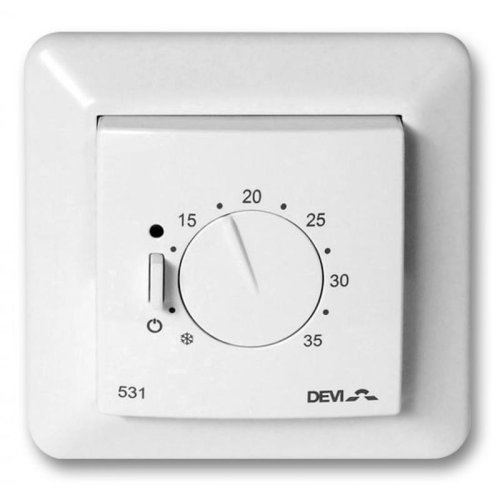 Терморегулятор DEVI Devireg 531 с воздушным датчиком белый (140F1034)