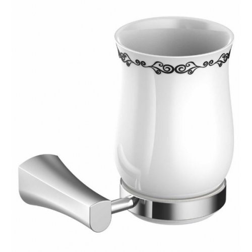 Стакан для зубных щеток Imprese Cuthna 120280 stribro