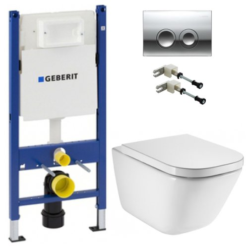 Набор инсталляция Geberit Duofix с унитазом Roca GAP Clean Rim