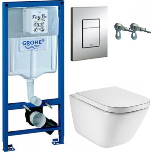 Набор инсталляция Grohe Rapid SL с унитазом Roca GAP Clean Rim