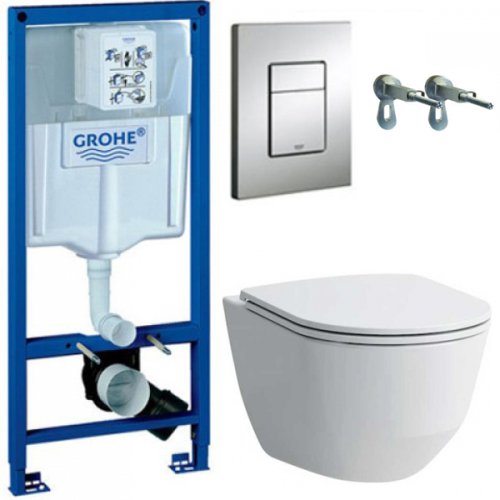 Набор инсталляция Grohe Rapid SL 3в1 с унитазом Laufen Pro Rimless