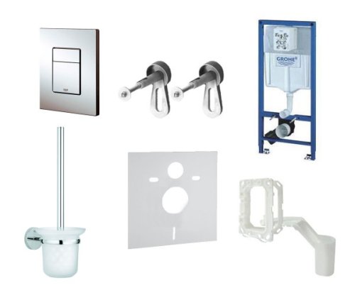 Инсталляция 6в1 Grohe Rapid SL 39000000