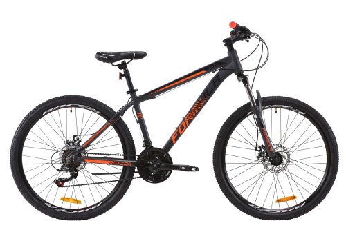 Велосипед Formula Motion AM DD 26" 2020 / рама 16" серый/оранжевый OPS-FR-26-330