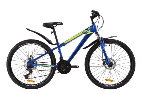 Велосипед Discovery Trek AM DD 26" 2020 / рама 13" синий OPS-DIS-26-267