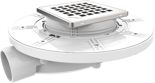 Душевой трап с магнитным клапаном гидрозатвора и решеткой 100x100мм Nicoll SFH10IC