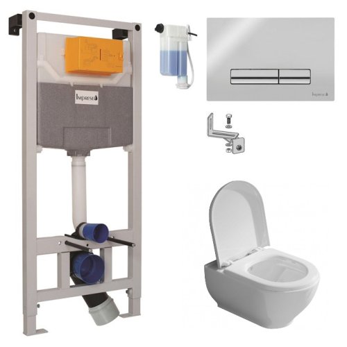 Инсталляция Imprese с унитазом Volle Oliva Rimless