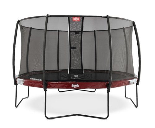 Батут BERG Elite Red 380 +защитная сетка Safety Net Deluxe