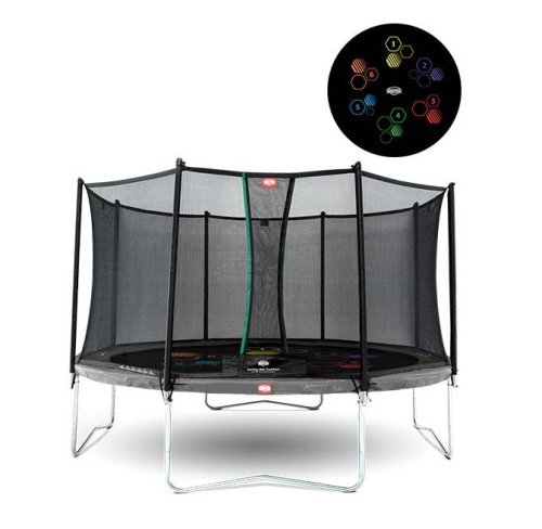 Батут BERG Favorit Regular 430 Grey Levels + защитная сетка Safety Net Comfort