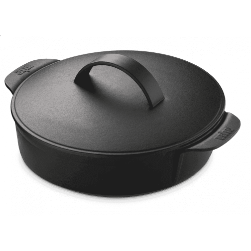 Жаровня чугунная с крышкой Gourmet BBQ System Weber 8842