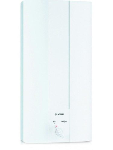 Водонагреватель Bosch Tronic 1100 21 B над мойкой