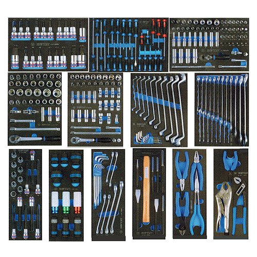 Набор инструментов для тележки King Tony 934-010MRVD (286 предметов)