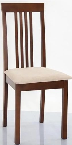 Стілець МІКС-меблі Ніка-Н горіх / Айя Ноугат